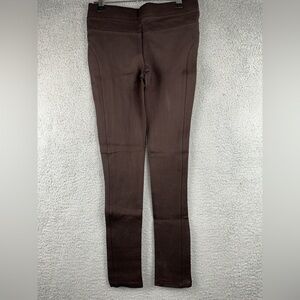 Love Token Pants Womens Small Brown Faux Suede Patch Knee Leggings